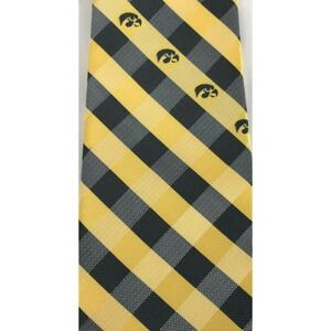 University of Iowa Hawkeyes Tigerhawk Logo Neck Tie Necktie Eagles Wings Striped